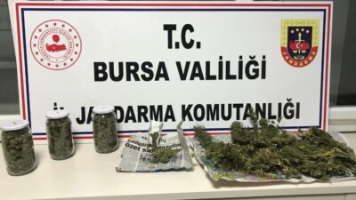 Bursa’da jandarmadan uyuşturucu operasyonu