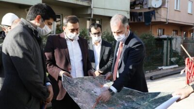 İçme suyu altyapı çalışması Mesudiye Mahallesi’nden devam ediyor