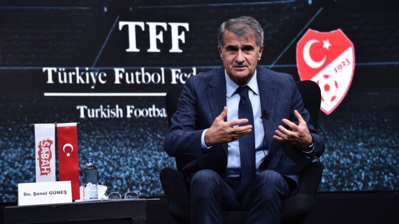 A Milli Takım Teknik Direktörü Şenol Güneş, Sabah gazetesi tarafından