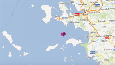 İzmir Urla açıklarında deprem