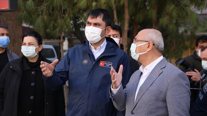 Bakan Kurum: Binalar 1 yılda tamamlanacak