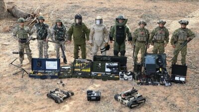 TSK’dan Azerbaycan ordusuna mayın temizleme desteği