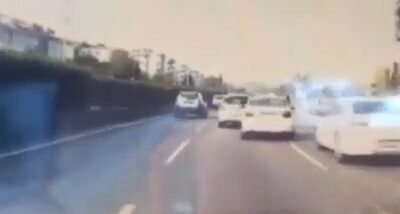 Bursa’da trafikte makas atan sürücünün ehliyetine el koyuldu