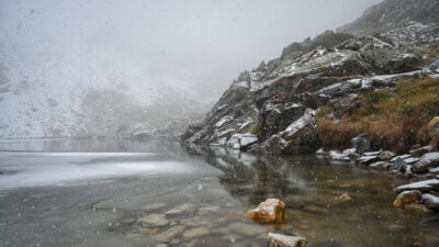 Uludağ’ın zirvesinden eşsiz görüntüler