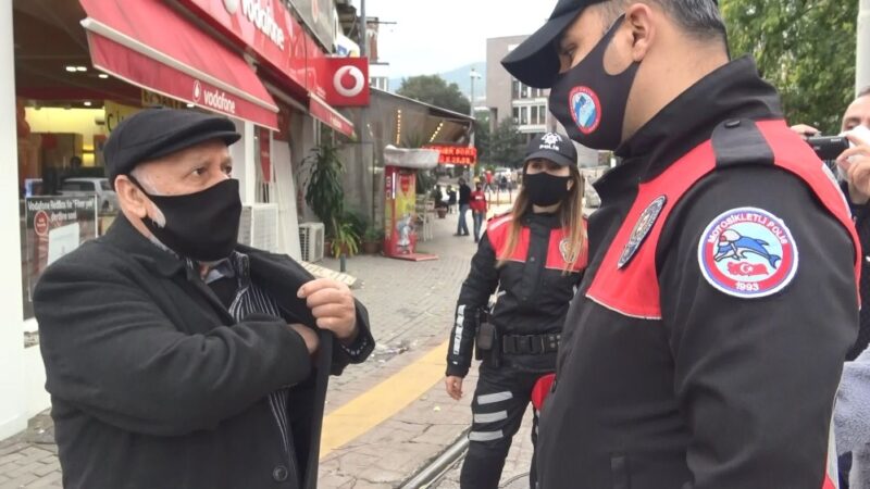 Bursa polisi 65 yaş üstü sokağa çıkmaması gereken saatlerde denetimler