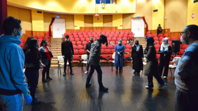 Yıldırım’da maskeli-mesafeli drama eğitimi