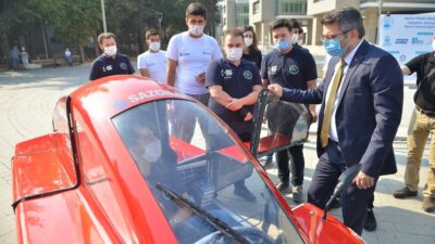 Yılmaz genç kaşifleri ağırladı