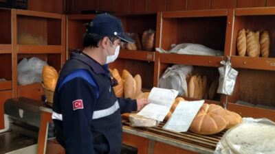 Zabıtadan fırınlara koronavirüs denetimi