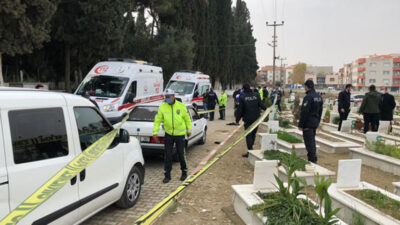 Mezarlıkta pompalı dehşet