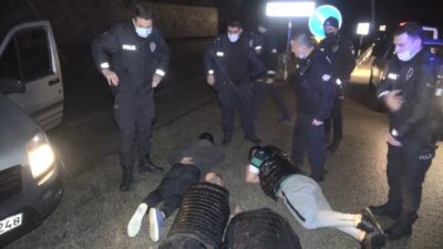 Bursa’da nefes kesen kovalamaca! Kaza yapınca yakalandılar…