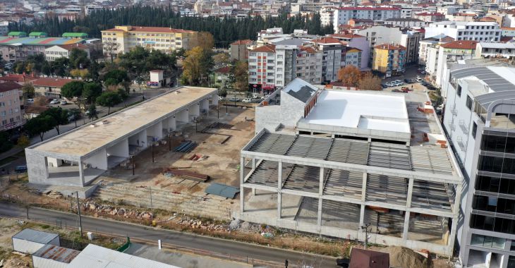 Kültür merkezinde çalışmalar hızlandı Kültür merkezinde çalışmalar hızlandı