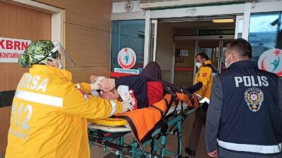 Bursa’da fabrikada feci kaza