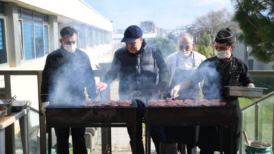 Özlüce’de güneş açtı! Başkan pişirdi takım yedi…