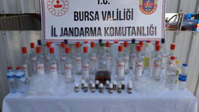 Bursa’da 3 ilçede sahte içki operasyonları: 4 gözaltı