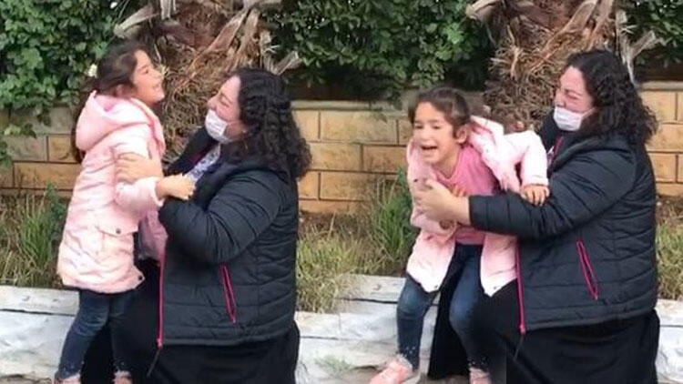 4 yıl sonra kızına kavuştu! Annesini tanımadı