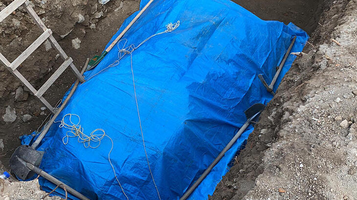 İznik’te inşaat temel kazısında tarihi esere rastlandı İznik’te inşaat temel kazısında tarihi esere rastlandı