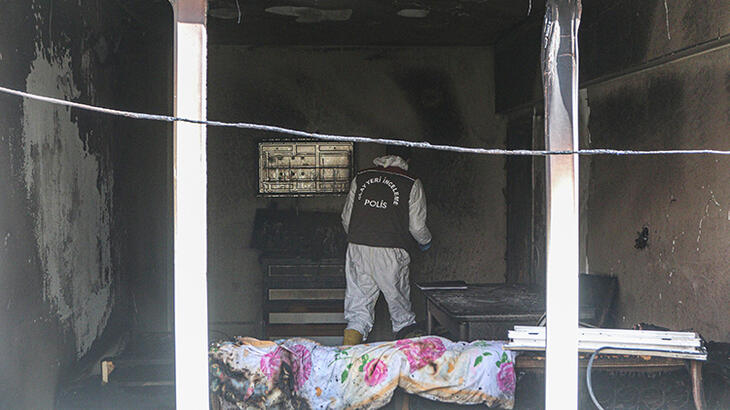 Evdeki yangında 1 yaşındaki Sudenaz öldü!