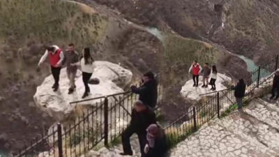 Uçurumun kenarında ölümle dans!