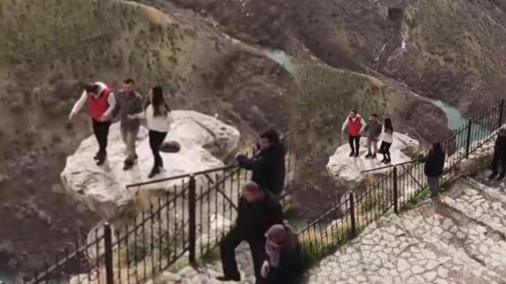 Uçurumun kenarında ölümle dans!