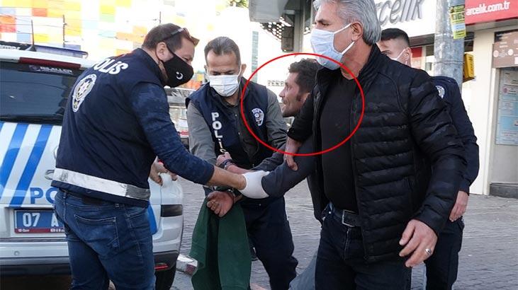 İmdat diye bağırmaya başladı! Maske takılmak istenince…