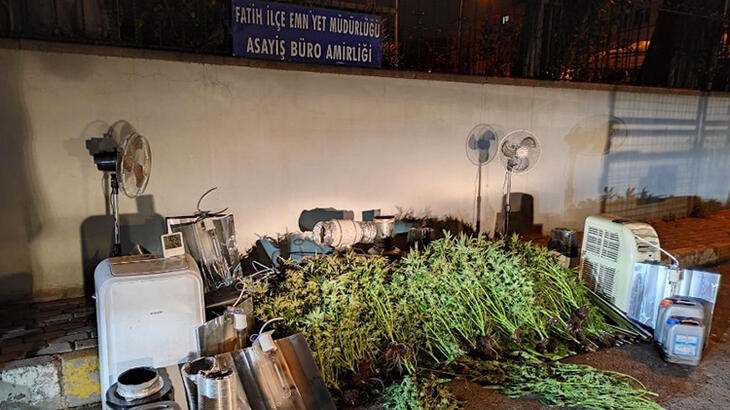 Evin bodrum katını uyuşturucu serasına çevirmiş!