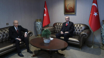 Cumhurbaşkanı Erdoğan MHP lideri Bahçeli ile görüştü