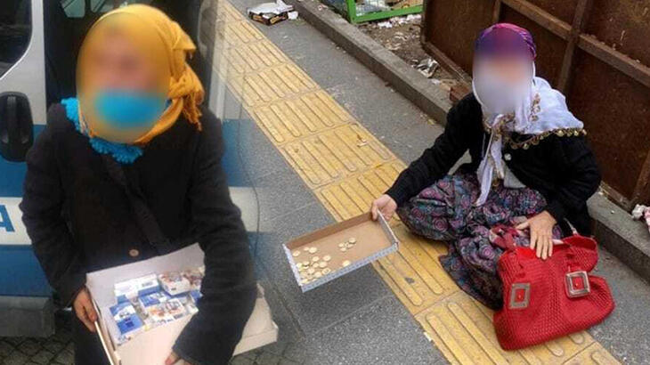 Dilencinin birkaç saatte topladığı para şok etti!