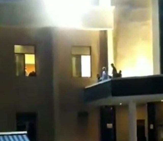 Gaziantep’te hastanedeki patlamadan yeni görüntüler