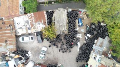 Lastiklerin arasından tarih çıktı