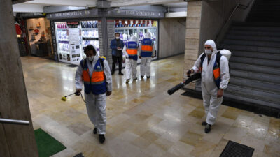 Osmangazi’de dip bucak dezenfeksiyon