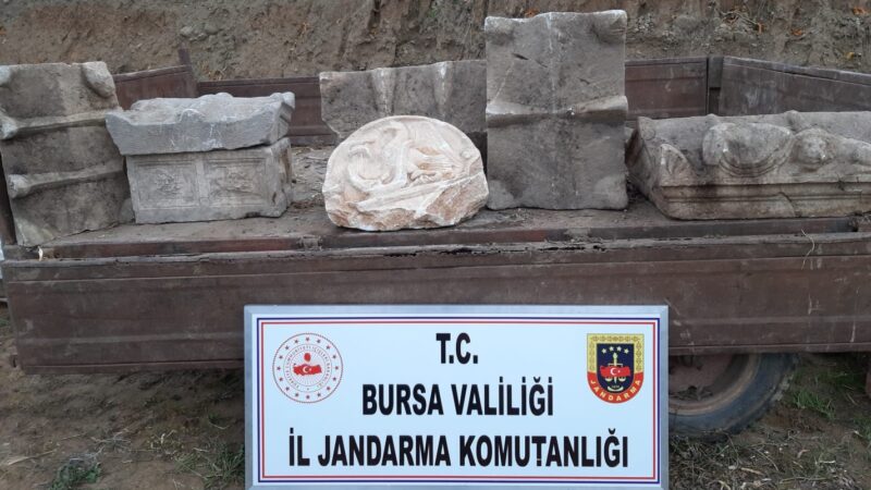 Bursa'nın İznik ve Kestel ilçesindeki tarihi eser operasyonlarında 3 şüpheli