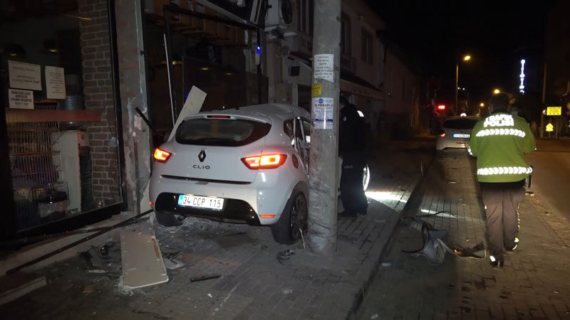 Bursa'da polisin 'dur' ihtarına uymayan sürücü Muhammed D. (24), ile