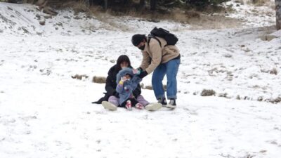 Uludağ’a gelen turistler hayran kaldı