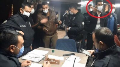 Gizli kapıdan partiye! 1 ay önce mühürlenmiş