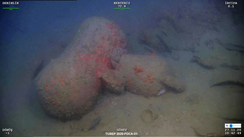 Foça açıklarında bulundu! 18. yüzyıla ait…