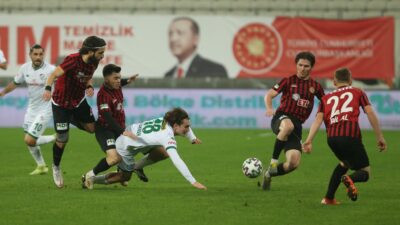 TFF 1.Lig'de 16. hafta maçları sona erdi. Haftanın kapanış maçında