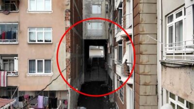 Bunu da gördük! Altından sokak geçen apartman
