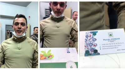 Sınır kahramanlarından Osmangazi’ye selam