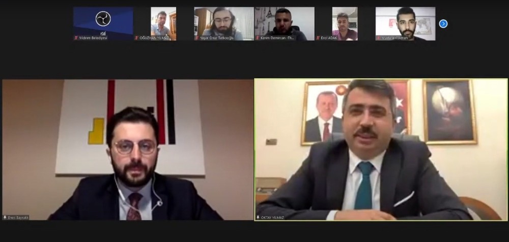 Başkan Yılmaz ’online akademi’ye konuk oldu
