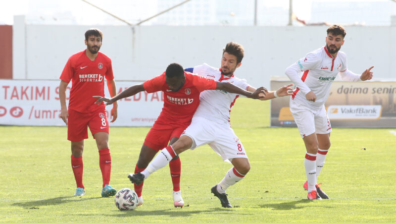 TFF 1. Lig'in 13. haftası sona erdi. Haftanın kapanış maçında Boluspor, deplasmanda Ümraniyespor'u