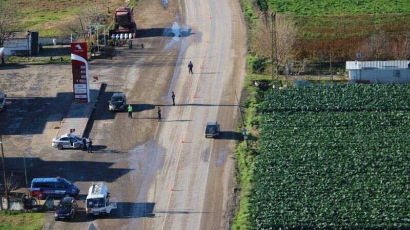 Bursa’da helikopter destekli denetim