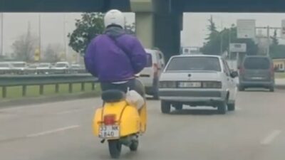 Görüntüler Bursa’dan! Elleri cebinde…