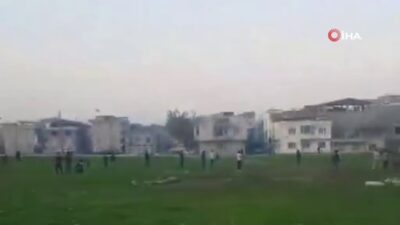 Bursa’da sokağa çıkma kısıtlamasında çift kale maç yaptılar