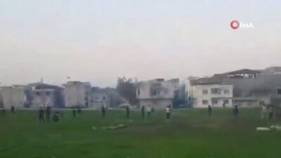 Bursa’da sokağa çıkma kısıtlamasında çift kale maç yaptılar