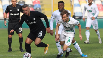 TFF 1.Lig 7. hafta erteleme maçında Altay ile Giresunspor 1-1