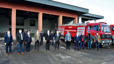 HOSAB İtfaiye Merkezi hizmete girdi