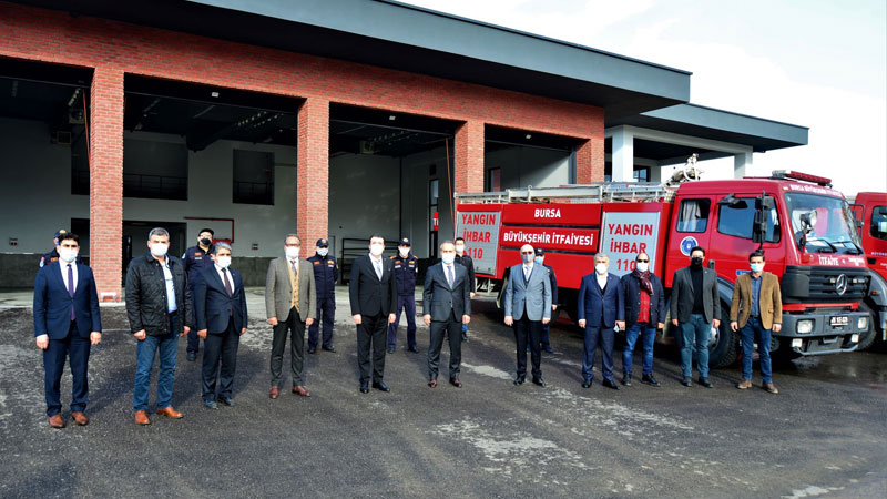 HOSAB İtfaiye Merkezi hizmete girdi
