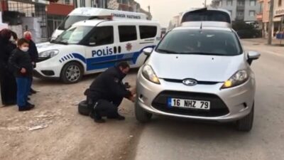 İnegöl polisi alkışı hak etti… Bu kez ceza kesmediler