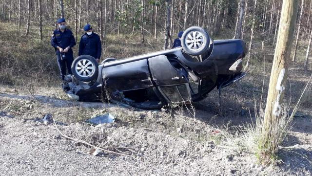 Jandarma aracı takla attı: 4 yaralı