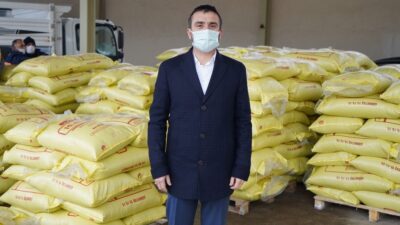 Kestel Belediyesi’nden sel mağduru çiftçilere gübre desteği
